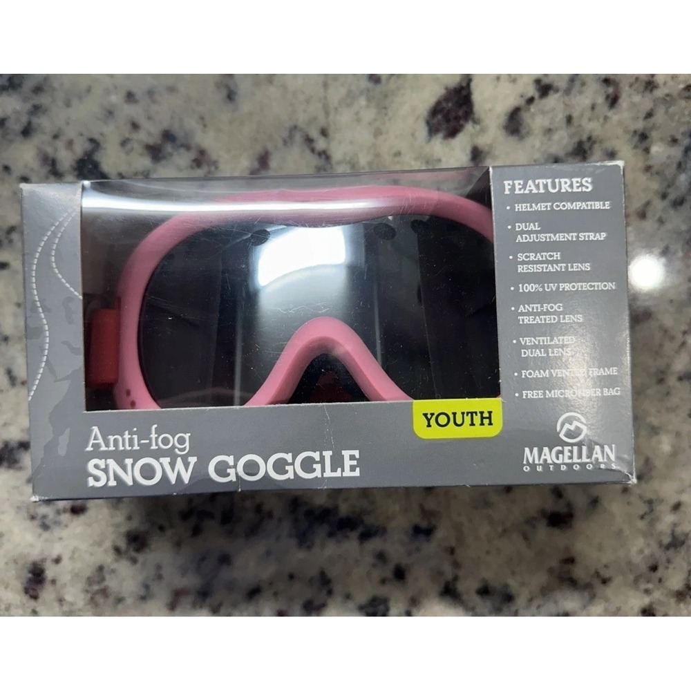 New Magellan Anti-Fog Snow Goggle Youth‎ Pink